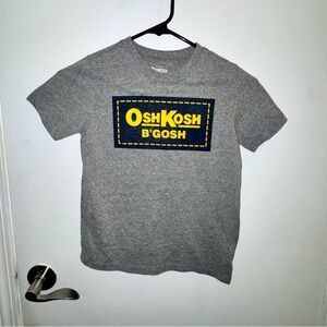 OshKosh B'gosh Gray T-Shirt with Classic Yellow Logo